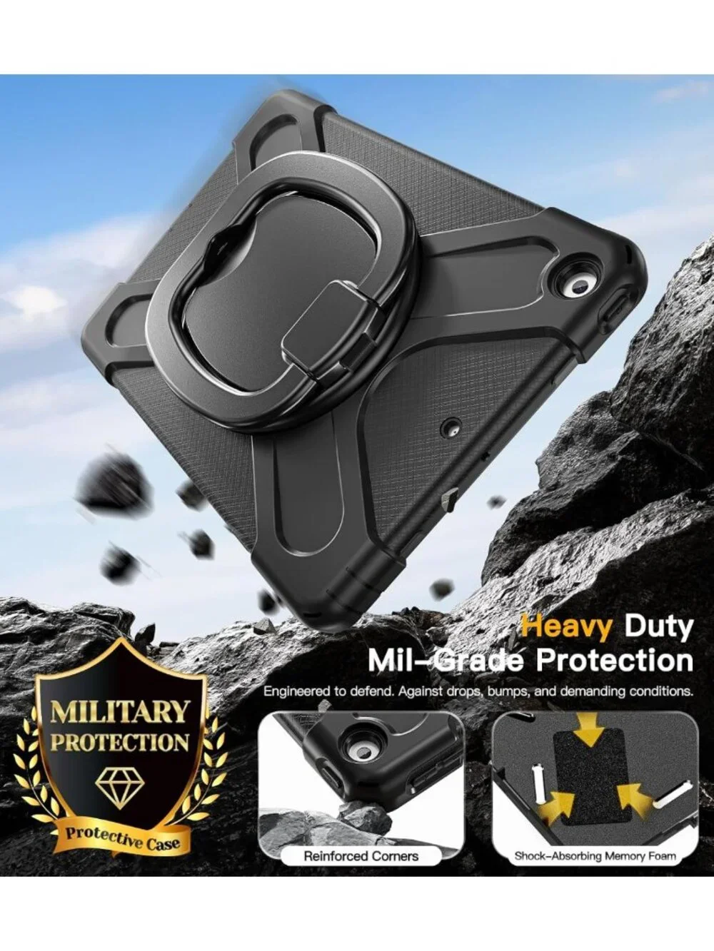 Heavy Duty Silicone Case for 10.2